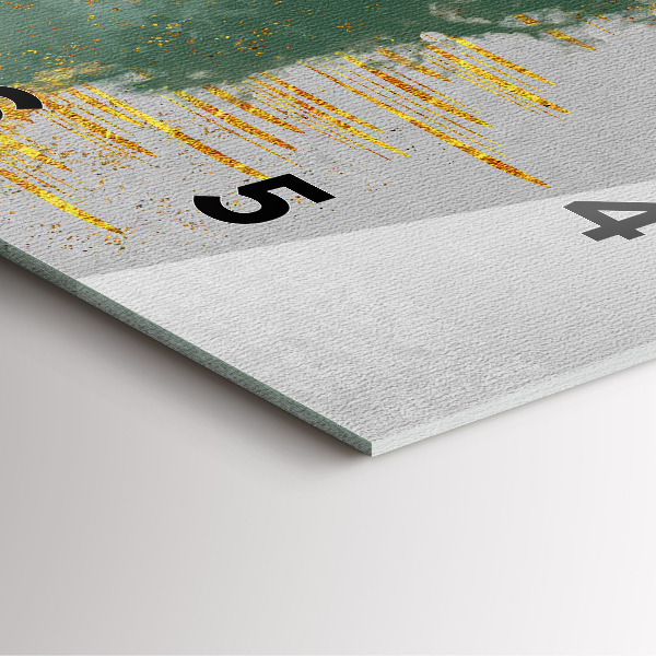 Ceas pătrat de perete din sticlă Model decorativ