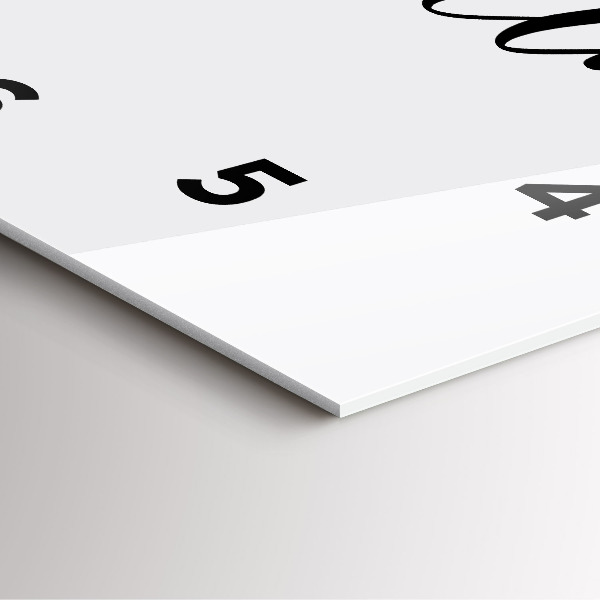 Ceas pătrat de perete din sticlă Inscripție de aventură