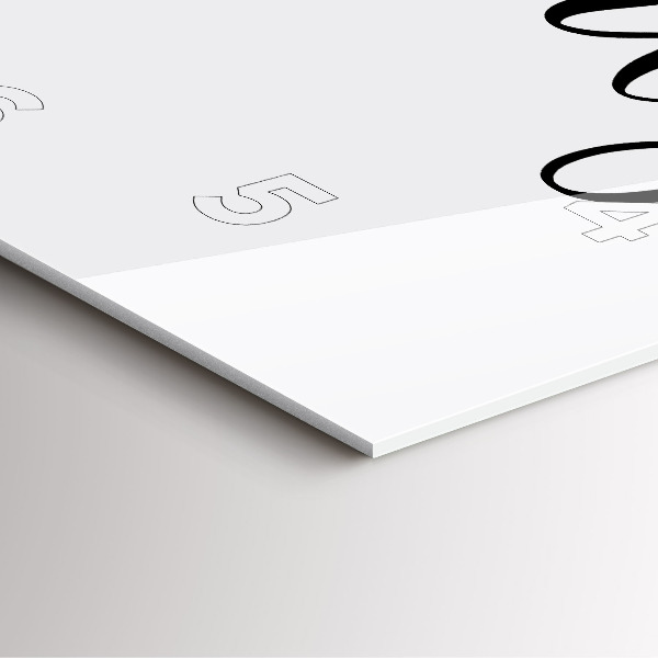 Ceas pătrat de perete din sticlă Inscripție de familie și inimă