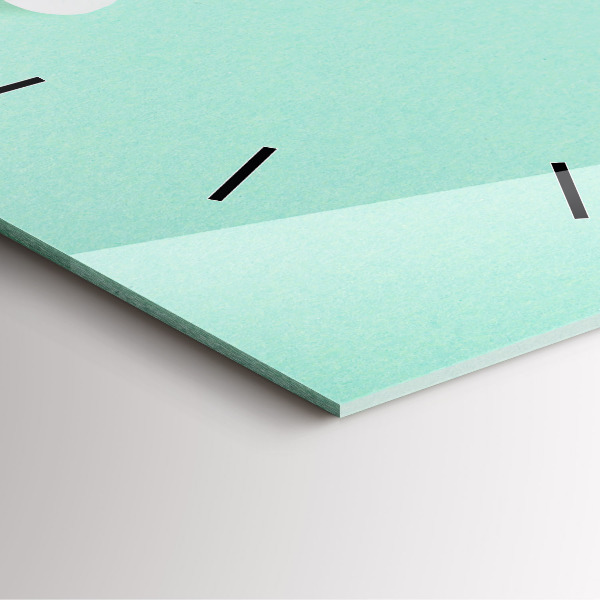 Ceas pătrat de perete din sticlă Flori înflorite de măr