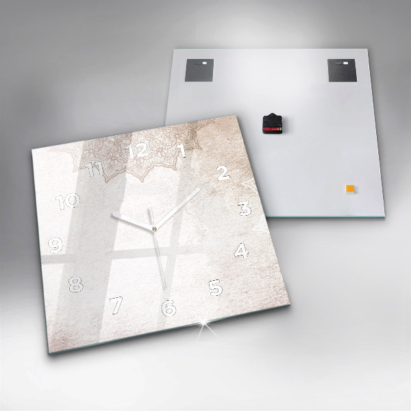 Ceas pătrat de perete din sticlă Model decorativ