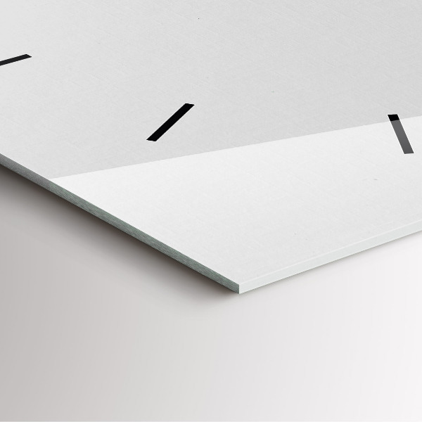 Ceas pătrat de perete din sticlă Stele pe un fundal deschis