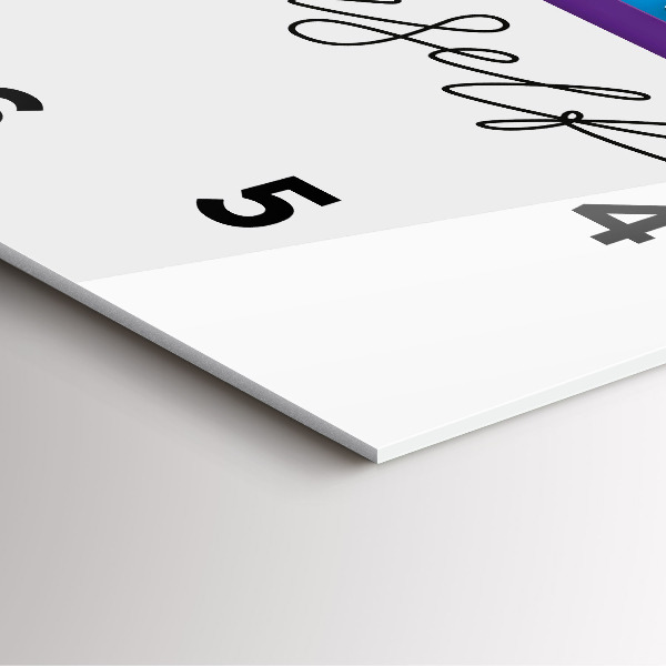 Ceas pătrat de perete din sticlă Inscripția Fii tu însuți