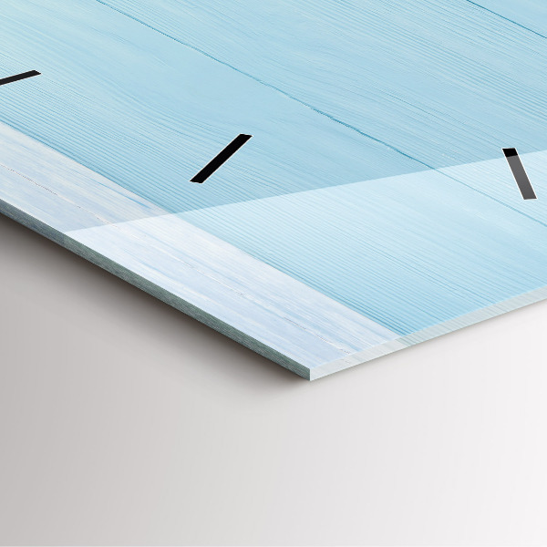 Ceas pătrat de perete din sticlă Tabla pentru copii