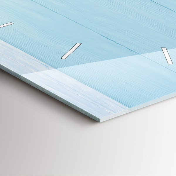 Ceas pătrat de perete din sticlă Tabla pentru copii