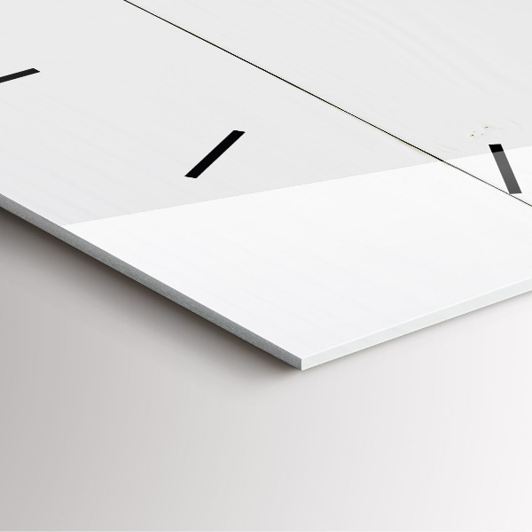 Ceas pătrat de perete din sticlă Inscripția casei