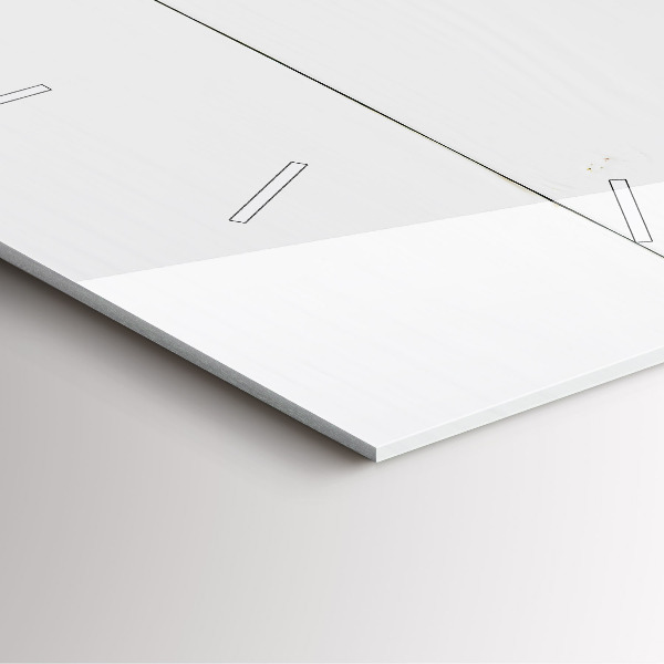 Ceas pătrat de perete din sticlă Inscripția casei