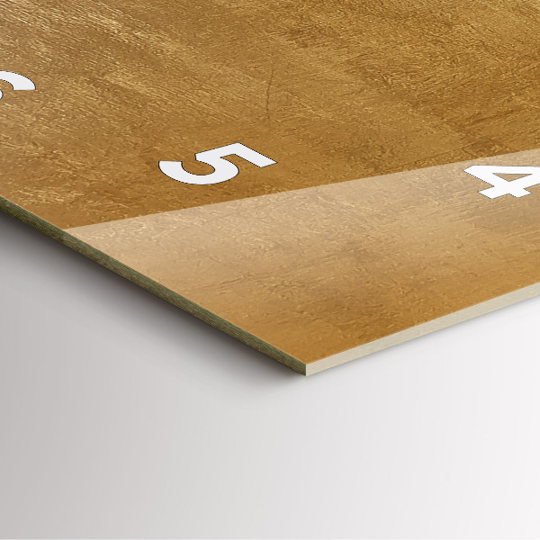 Ceas pătrat de perete din sticlă Panza decorativa