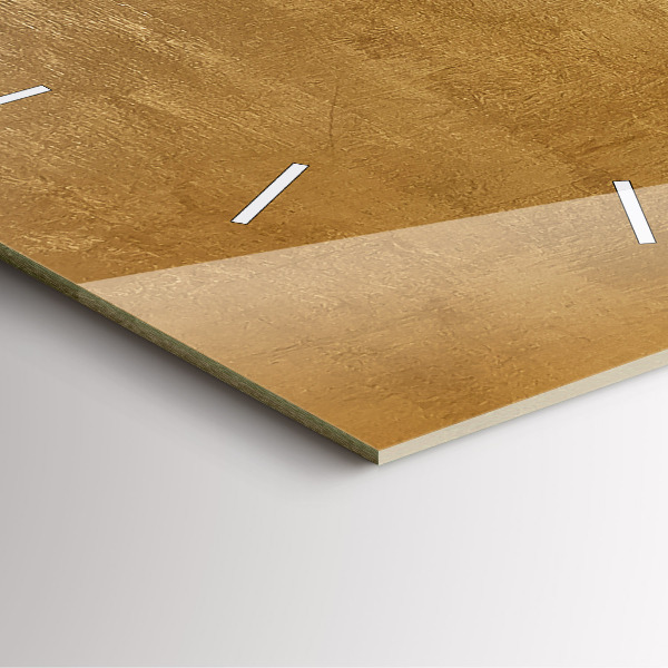 Ceas pătrat de perete din sticlă Panza decorativa