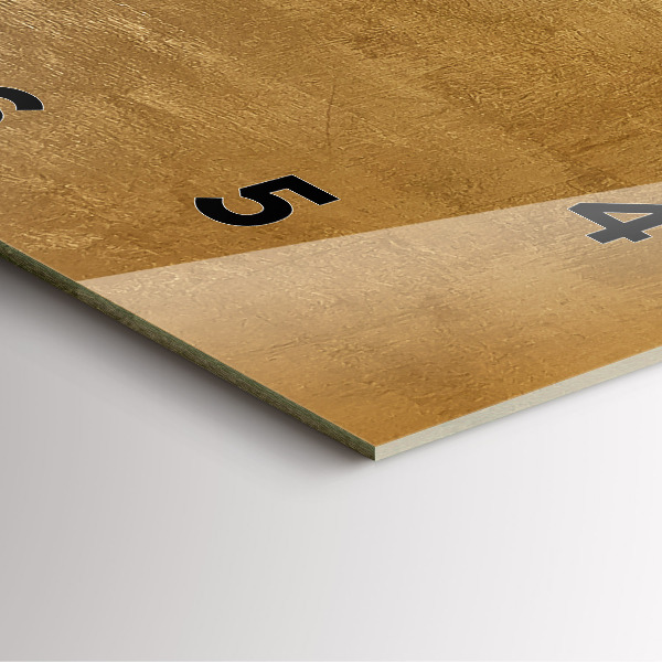 Ceas pătrat de perete din sticlă Panza decorativa