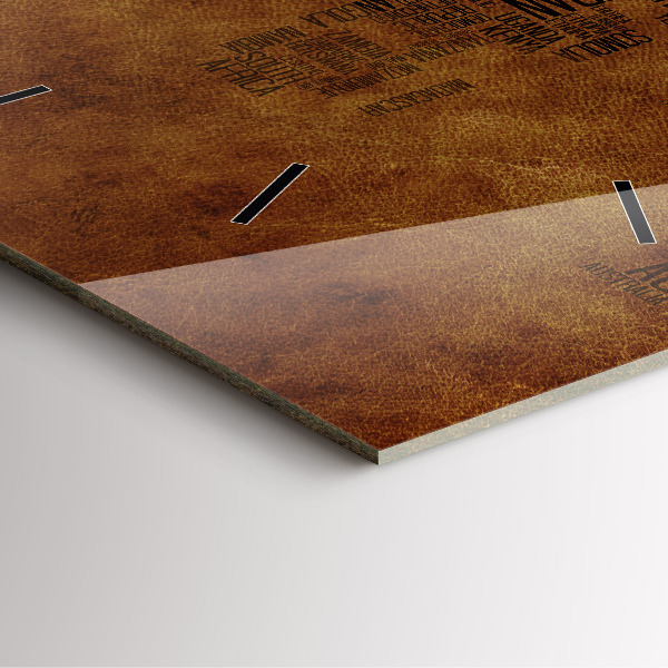 Ceas pătrat de perete din sticlă Hartă și nume de țară