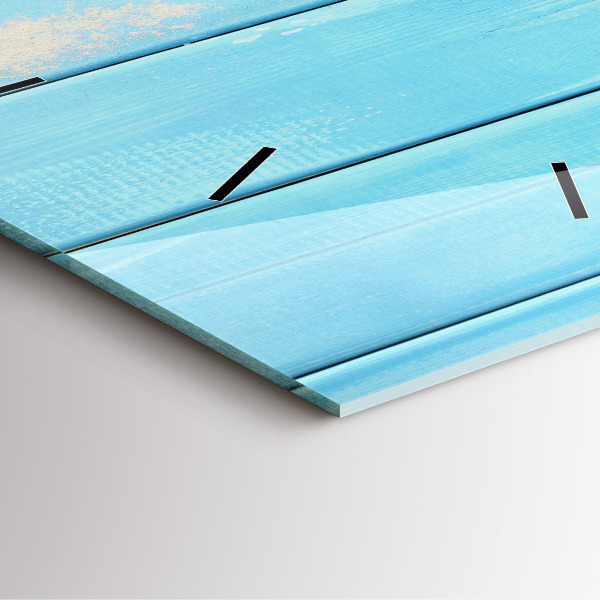 Ceas pătrat de perete din sticlă Accesorii și plăci de plajă