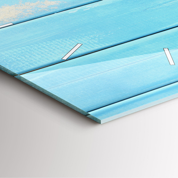 Ceas pătrat de perete din sticlă Accesorii și plăci de plajă