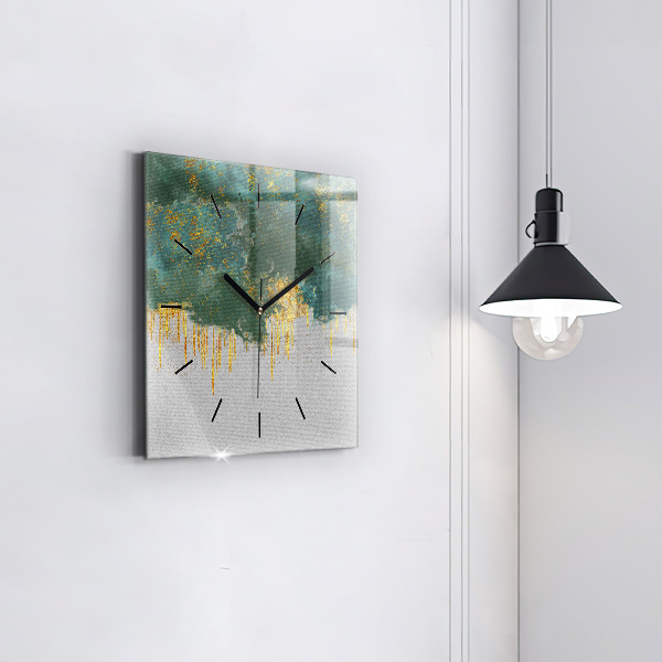 Ceas pătrat de perete din sticlă Model decorativ