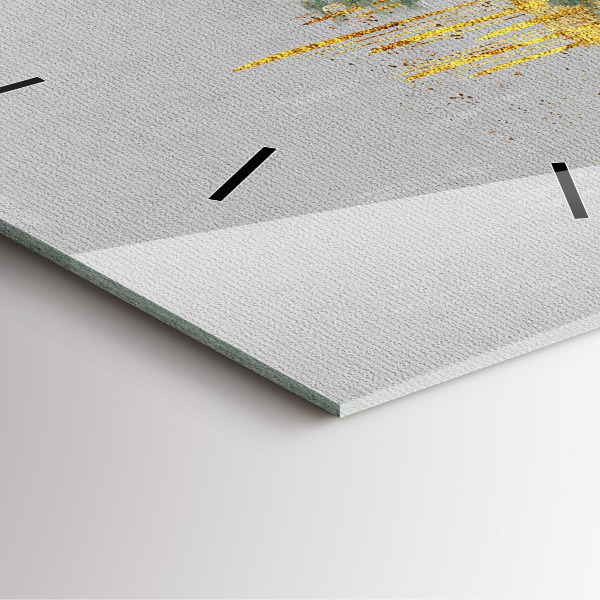 Ceas pătrat de perete din sticlă Model decorativ