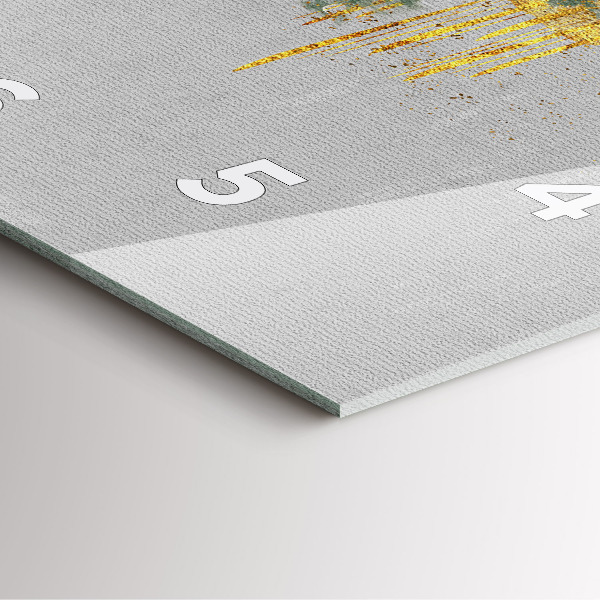 Ceas pătrat de perete din sticlă Model decorativ