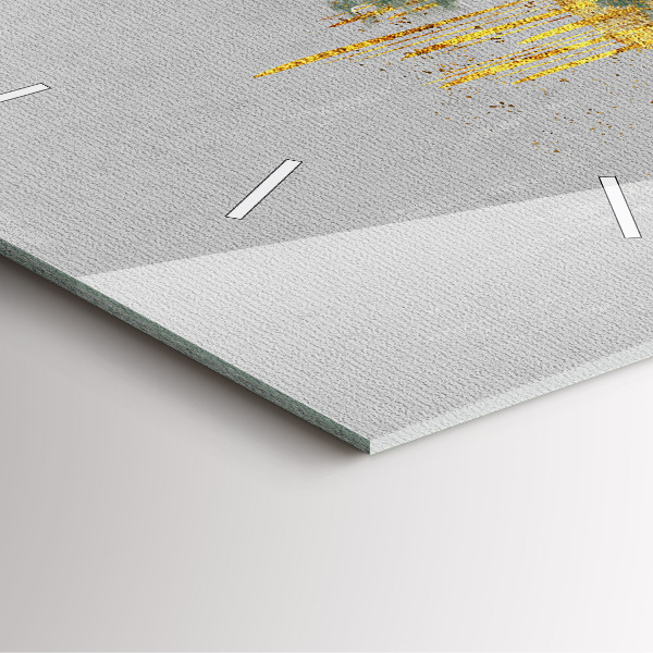 Ceas pătrat de perete din sticlă Model decorativ