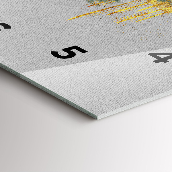 Ceas pătrat de perete din sticlă Model decorativ