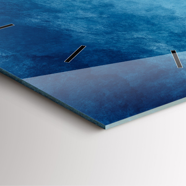 Ceas pătrat de perete din sticlă Captarea apei