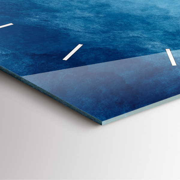 Ceas pătrat de perete din sticlă Captarea apei