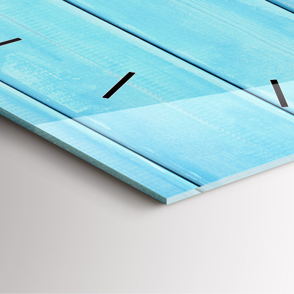 Ceas pătrat de perete din sticlă Accesorii și plăci de plajă