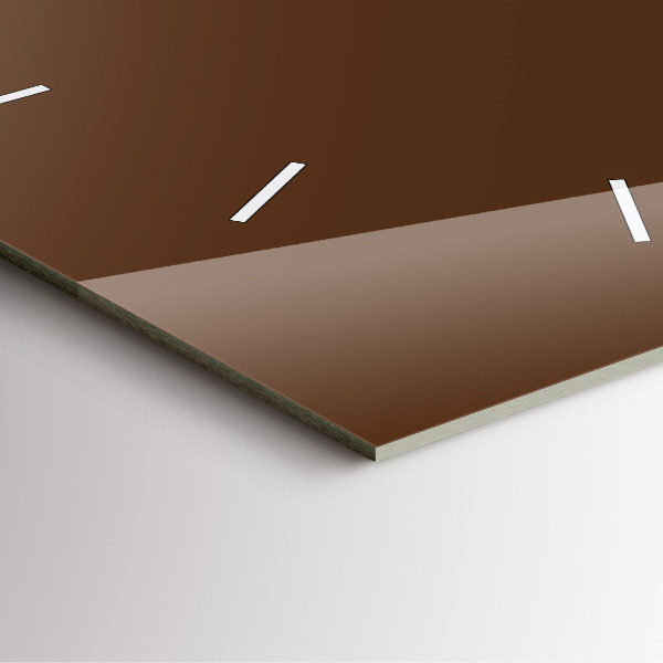 Ceas pătrat de perete din sticlă Maro