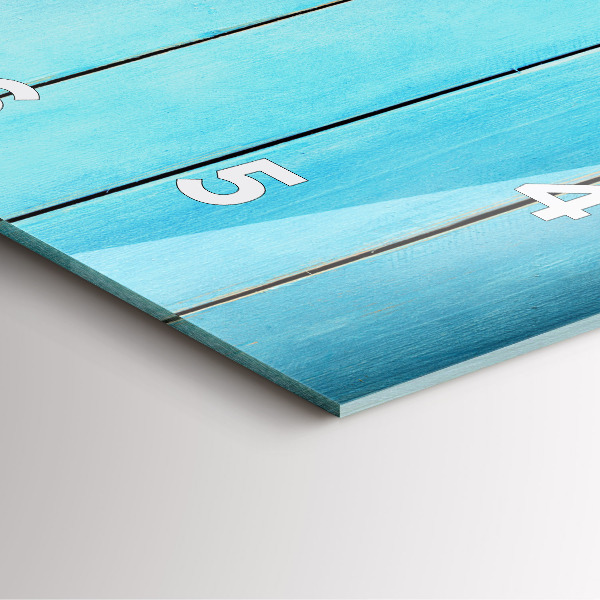 Ceas pătrat de perete din sticlă Accesorii de vacanta