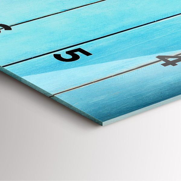 Ceas pătrat de perete din sticlă Accesorii de vacanta