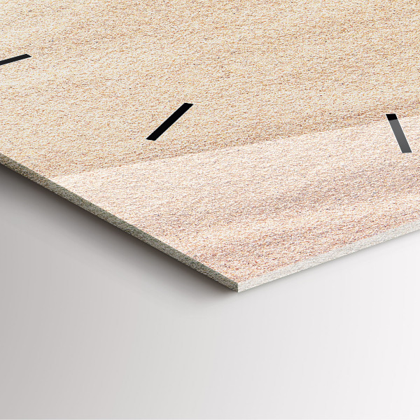 Ceas pătrat de perete din sticlă Accesorii de vacanta