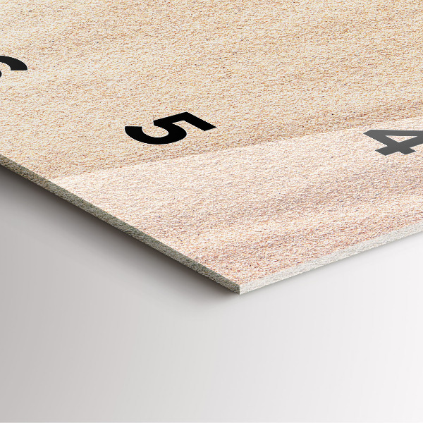 Ceas pătrat de perete din sticlă Accesorii de vacanta