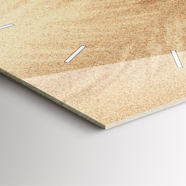 Ceas pătrat de perete din sticlă Abstracția aurie