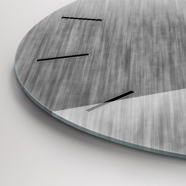 Ceas rotund de perete din sticlă Perete metalic