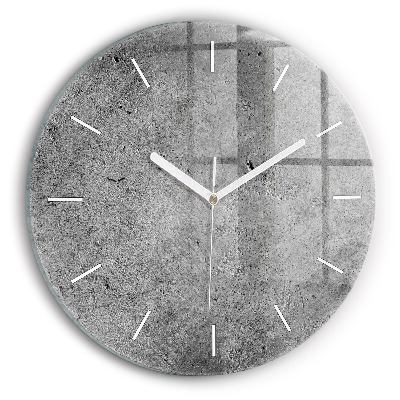 Ceas rotund de perete din sticlă Perete industrial