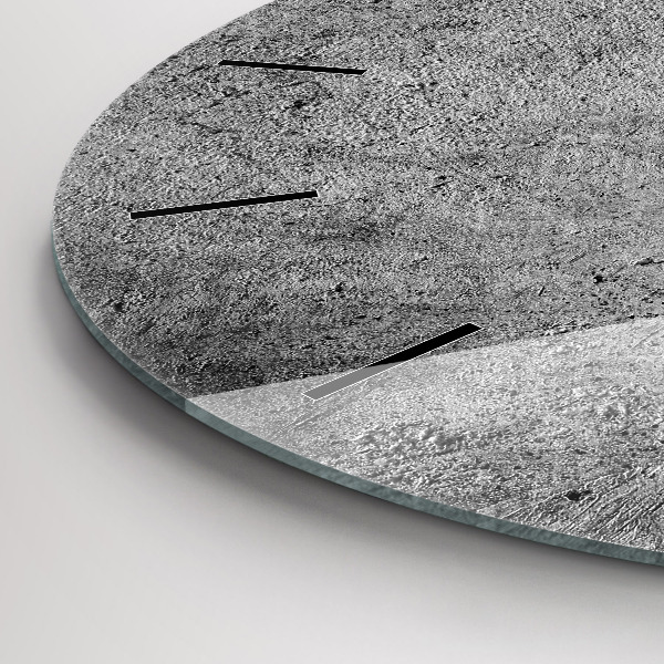 Ceas rotund de perete din sticlă Perete industrial