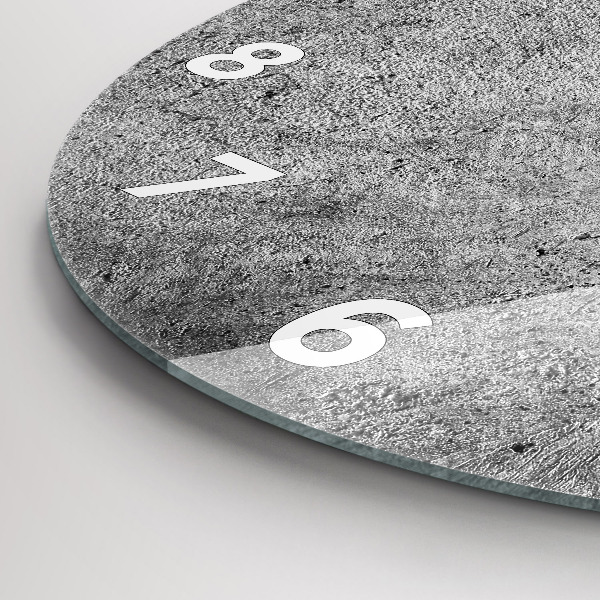 Ceas rotund de perete din sticlă Perete industrial