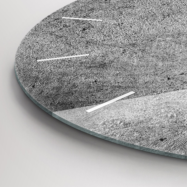 Ceas rotund de perete din sticlă Perete industrial