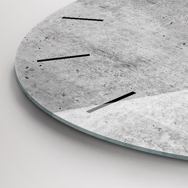 Ceas rotund de perete din sticlă Perete brut