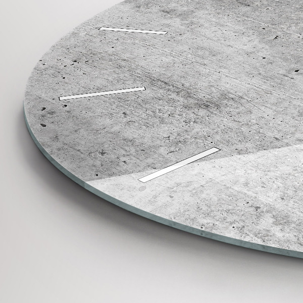 Ceas rotund de perete din sticlă Perete brut