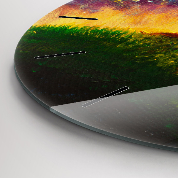 Ceas rotund de perete din sticlă Rezumat Micul Prinț