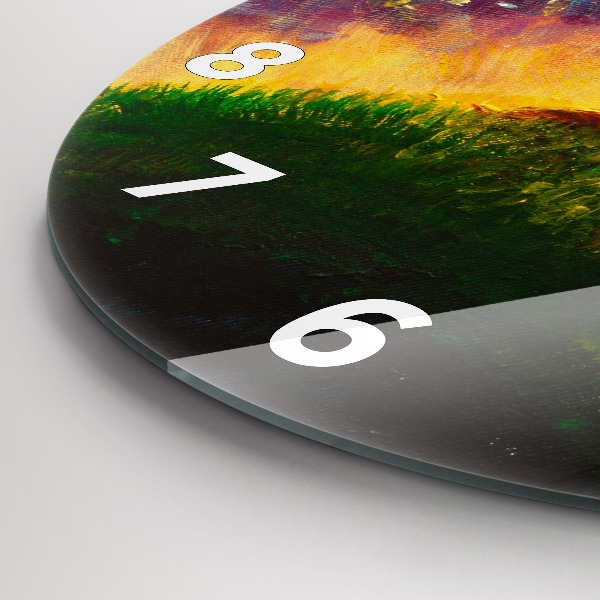 Ceas rotund de perete din sticlă Rezumat Micul Prinț