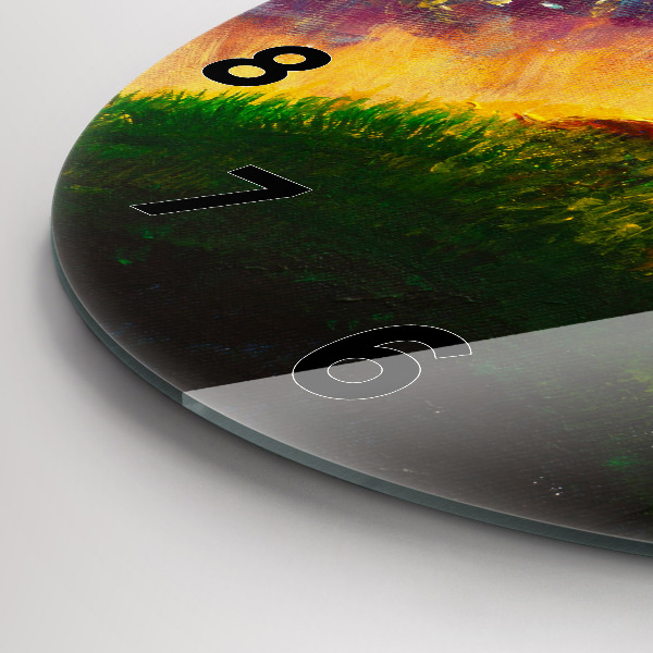 Ceas rotund de perete din sticlă Rezumat Micul Prinț