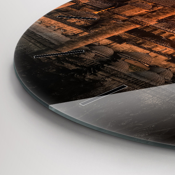 Ceas rotund de perete din sticlă Moscheea din Istanbul