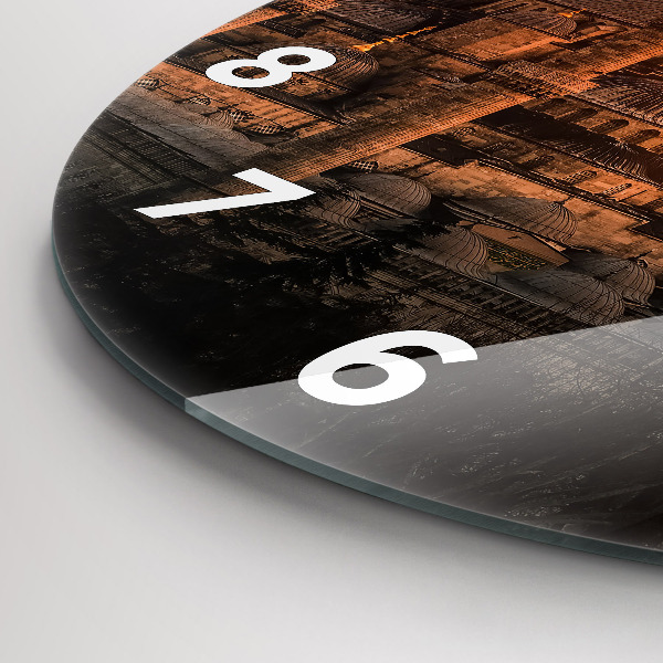 Ceas rotund de perete din sticlă Moscheea din Istanbul