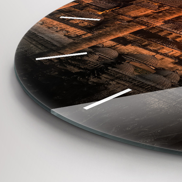 Ceas rotund de perete din sticlă Moscheea din Istanbul