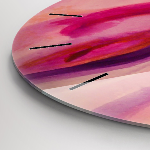 Ceas rotund de perete din sticlă Pictura Femei