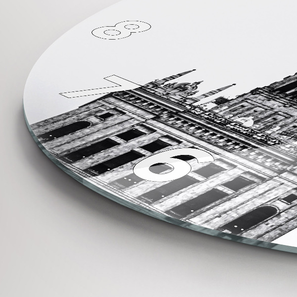 Ceas rotund de perete din sticlă Palatul Culturii și Științei