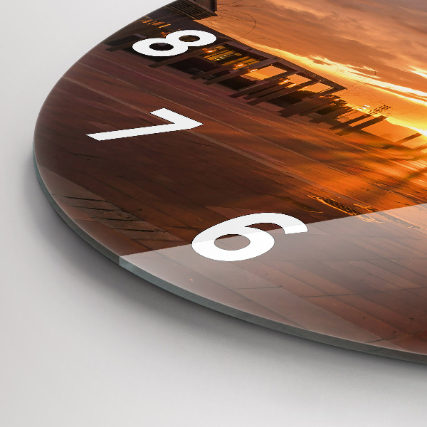 Ceas rotund de perete din sticlă Parcul Olimpic Barcelona