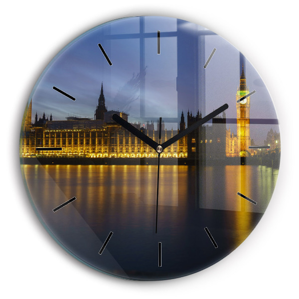 Ceas rotund de perete din sticlă Palatul Winchester Londra