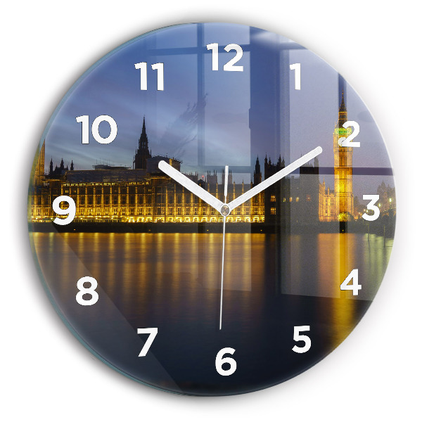Ceas rotund de perete din sticlă Palatul Winchester Londra