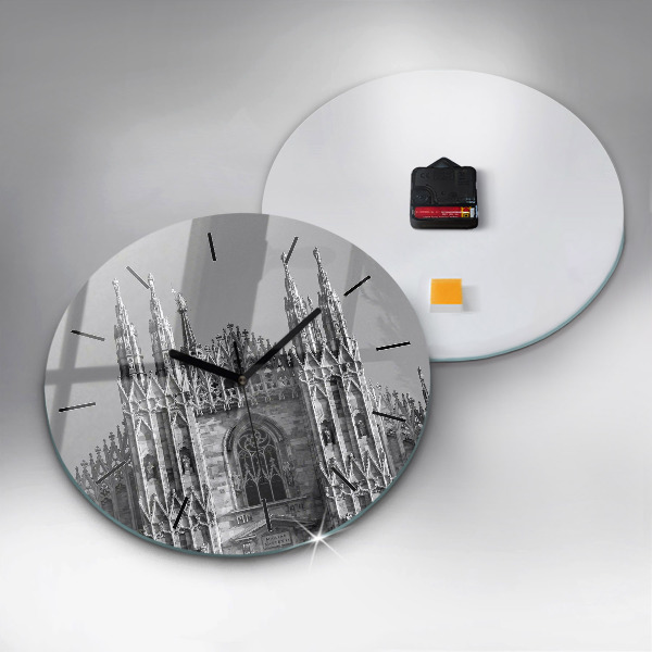 Ceas rotund de perete din sticlă Catedrala Duomo di Milano